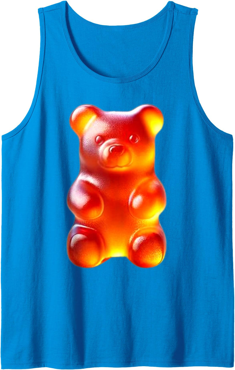 Urban Empyre Orange Gummy Bear Tank Top - Sapphire Blue