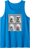 polar bears polar bear Shop Polar Bears Funny Polar Bear Tank Top - Sapphire Blue