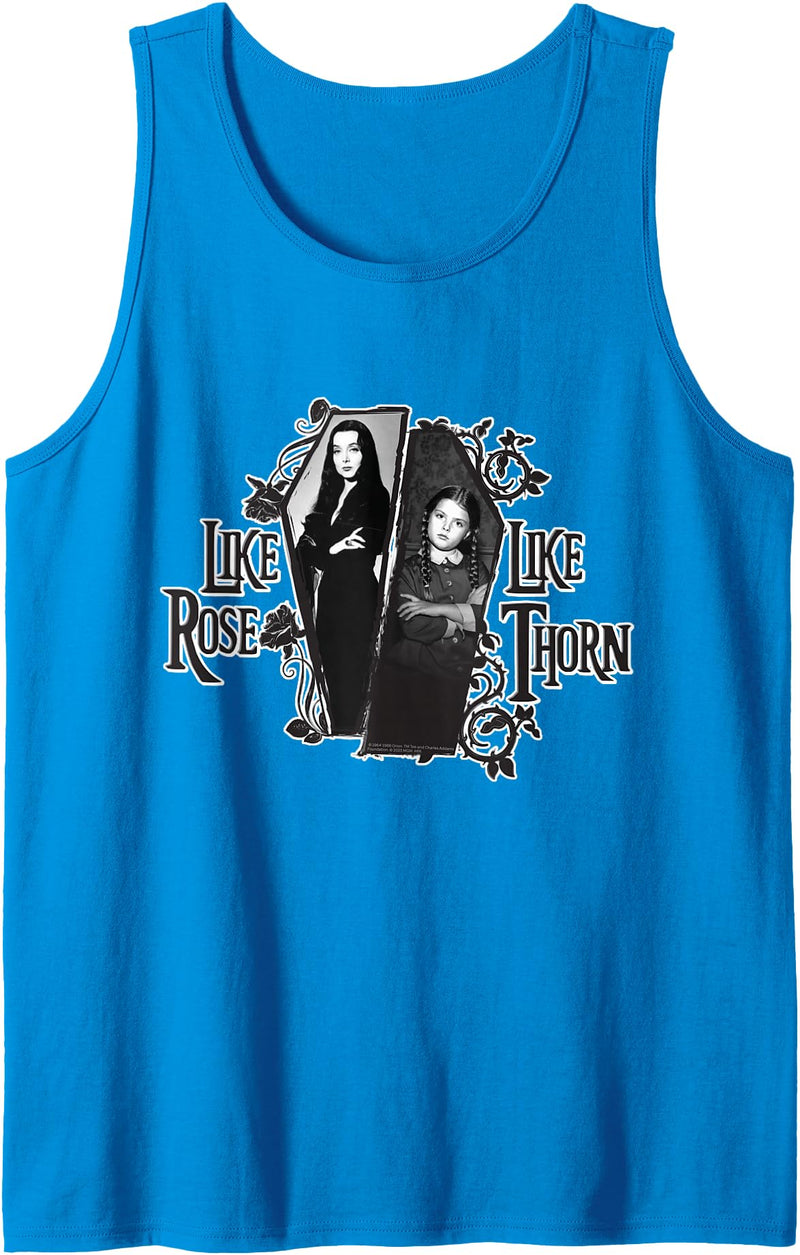 The Addams Family TV Series – Mothers Day Morticia Wednesday Tank Top - Sapphire Blue