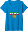 iran flag, Shir-o-Chorshid, Persian Lion and Sun Women's Free Iran Lion and Sun Flag – Persian Heritage Symbol Design V-Neck T-Shirt - Sapphire Blue