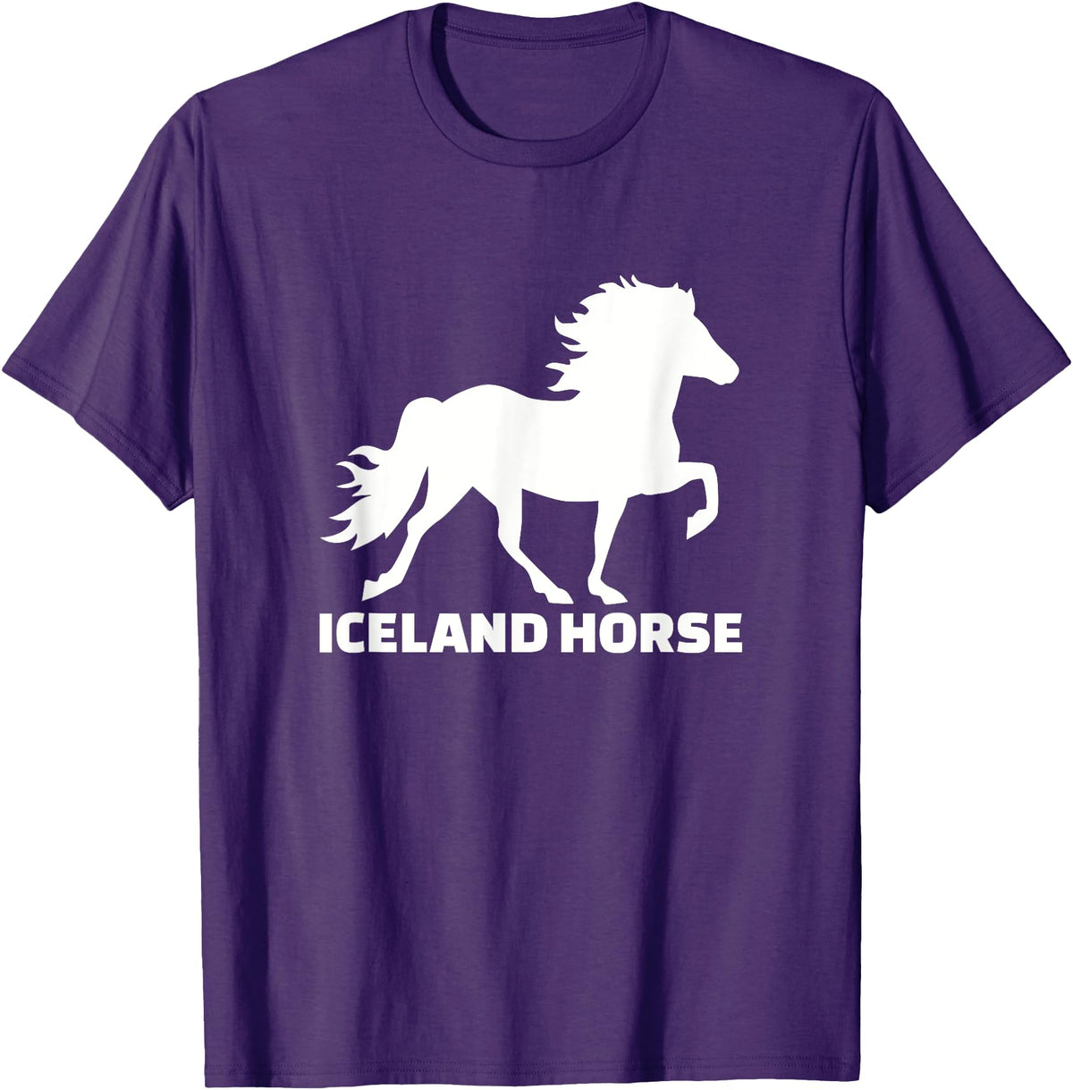 Icelandic horse gifts Icelandic horse T-Shirt - Purple