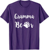 Bear Family Shirt Co Gramma Bear Claw Shirt Proud Grandma Gift - Purple