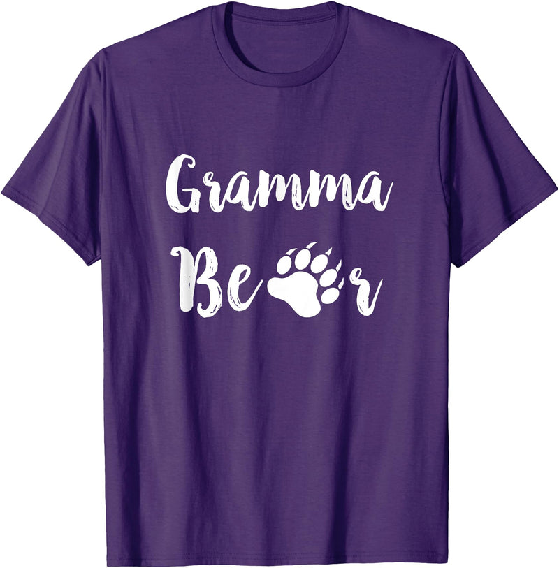 Bear Family Shirt Co Gramma Bear Claw Shirt Proud Grandma Gift - Purple