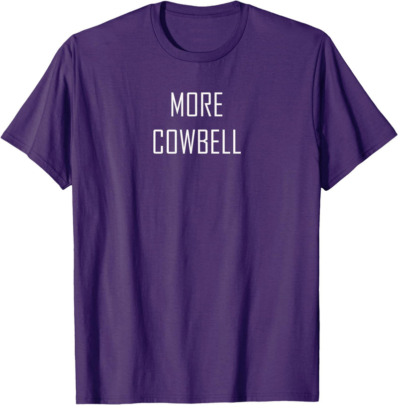 Mint Chip Productions More Cowbell Tee T-Shirt - Purple