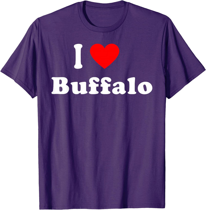 I Love Buffalo City NY Hometown Matching Classic T-Shirt - Purple