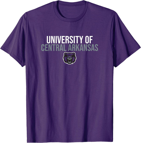 Campus Lab University of Central Arkansas Bears Stacked T-Shirt - As Pictured