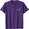 The Pocket Patch Badge Apparel Co Bear Badge T-Shirt - Purple