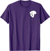Niedliche Eisbär-Geschenke Polar Bear in Bag Funny Polar Bear in Bag T-Shirt - Purple