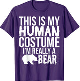 'I'm Really a Bear' Human Costume T-Shirt