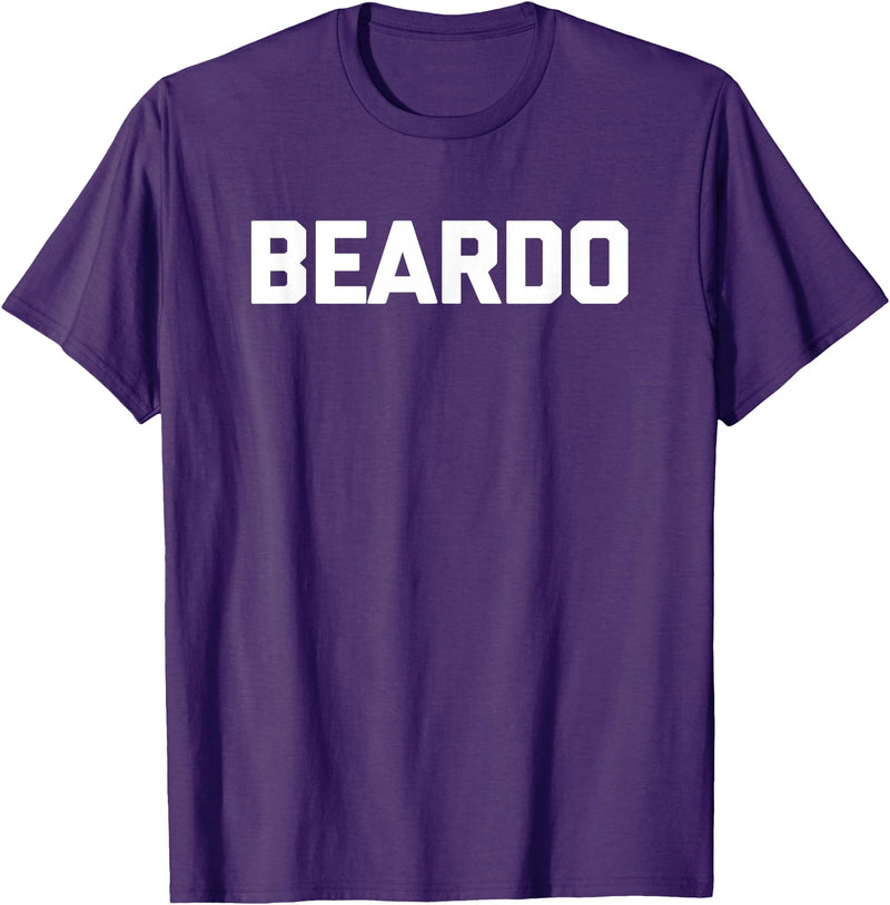 Funny Beard Shirt & Funny Beard T-Shirts Beardo T-Shirt funny saying sarcastic shirt for men bear T-Shirt - Purple