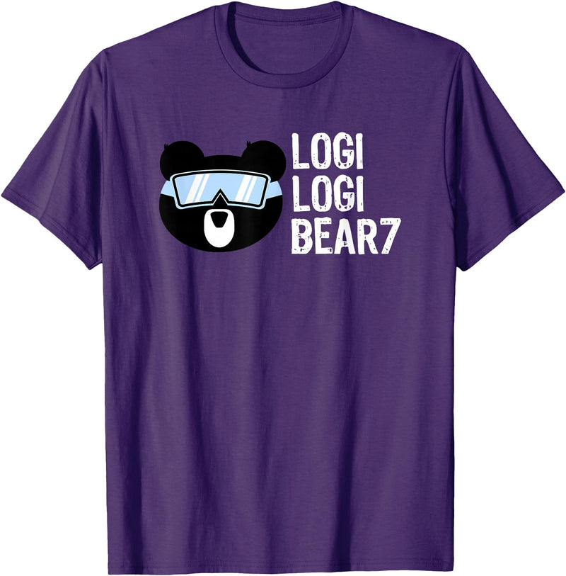 LogiLogiBear7 Logi Logi Bear 7 Shirt T-Shirt - Purple