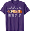 Celebrate Diversity Guinea Pig T-Shirt - Purple