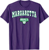 Official High School Fan Gear Margaretta High School Polar Bears T-Shirt C2 T-Shirt - Purple