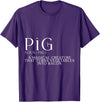 Bacon FH Pig, A Magical Creature That Turns Vegetables Into Bacon --- T-Shirt - Purple