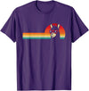 Funny Llama Shirts Retro Vintage Llama - Farm Animal Lover Zoologist Zookeeper T-Shirt - Purple