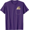 Boys Girls Cute Cool Hamster Lover T-Shirt Gift for Kids T-Shirt - Purple