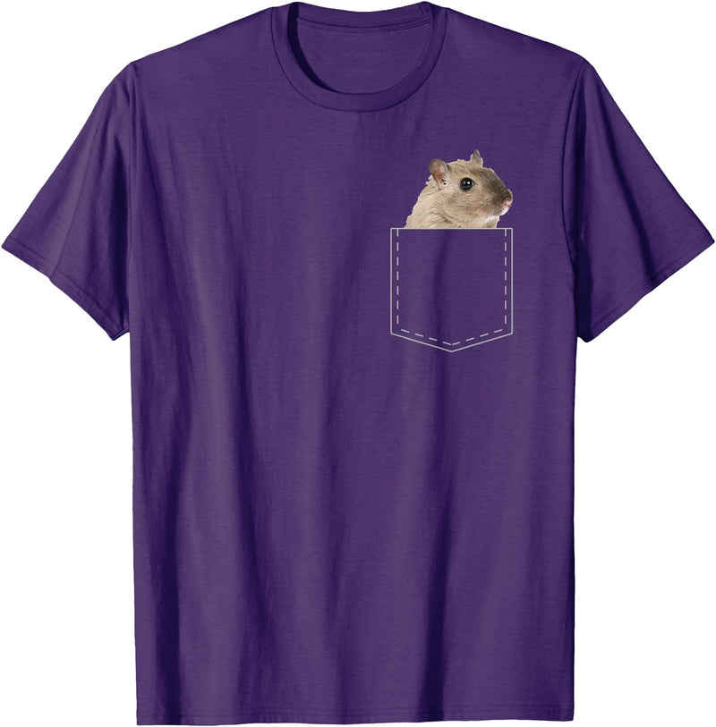 Boys Girls Cute Cool Hamster Lover T-Shirt Gift for Kids T-Shirt - Purple
