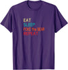 Eat Sleep Poke the Bear Repeat Merch Push the Bear T-Shirt - Purple