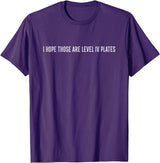 The Dapper Lion I hope those are level IV plates T-Shirt - Purple