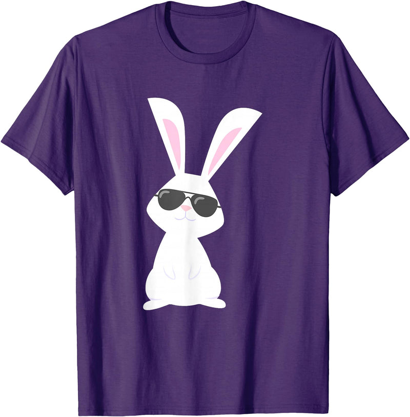 Cool Bunny Rabbit T-Shirt in Purple
