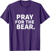 Pray For The Bear Zag Pray For The Bear T-Shirt - Purple