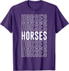 Horses Apparel Horses T-Shirt - Purple