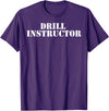 Military Drill Instructor Shirt Boot Camp Tee T-Shirt - Purple