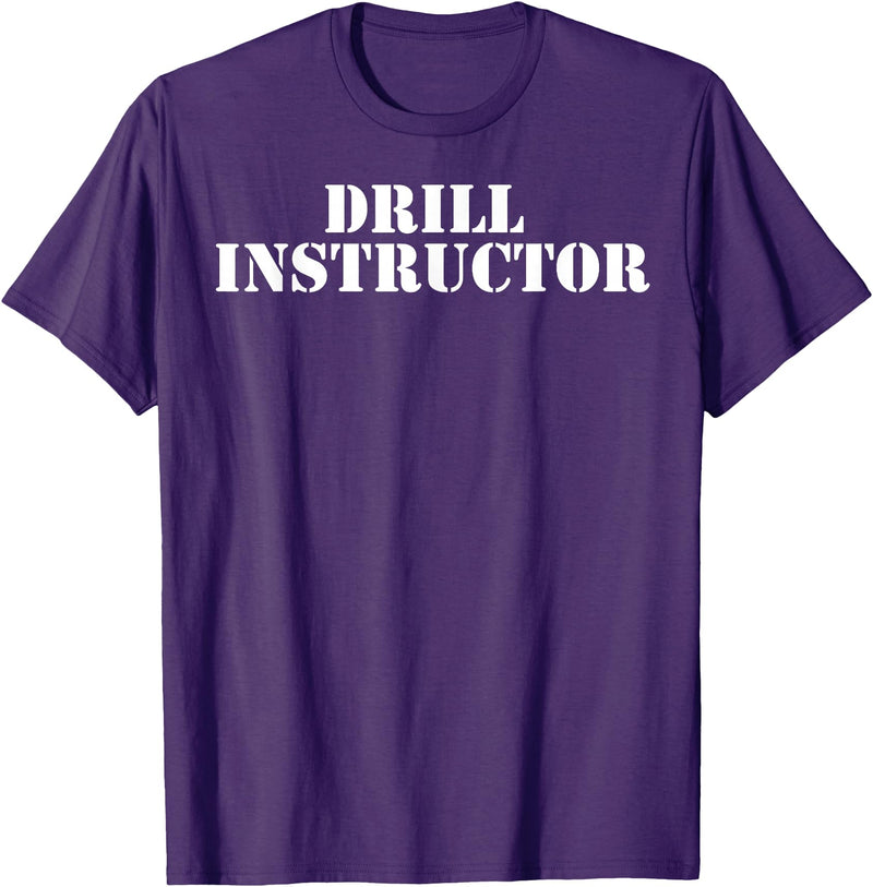 Military Drill Instructor Shirt Boot Camp Tee T-Shirt - Purple