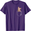 Boys Girls Skinny Pig Mom Gifts T Shirts & Hoodies Funny Kawaii Kids Pet Pocket Hairless Guinea Pig Lover T-Shirt - Purple