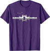 Wir Lieben Berge - Wandern & Camping Apparel Co. Wir Lieben Berge - Bear Hiking Camping Mountains Nature Trekking T-Shirt - Black - Unisex-Adults - Small - Short Sleeve - Classic Fit - Purple