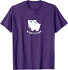 Kunekune cute piglet pet. Minimal art for pig fans Kunekune cute piglet pet. Minimal art for pig lovers T-Shirt - Purple