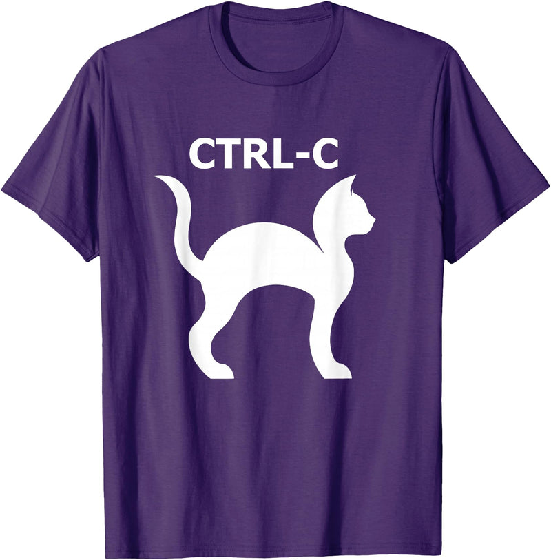 Lazy Halloween Costumes & Funny Tech Puns Funny Copycat IT Tech Geek Nerd Pun Lazy Halloween Costume T-Shirt - Purple