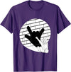 Funny Rabbit Hand Puppet Bunny Shadow T-Shirt in Purple