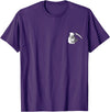 Pocket Corner Styles Grim Reaper Skeleton Pocket Corner T-Shirt - Purple
