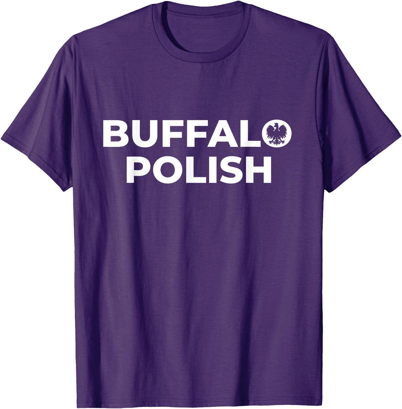 Buffalo Polish Shirts | 716 Polska Polish Smigus Dyngus Day T-Shirt - Purple
