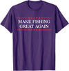 Make Fishing Great Again T-Shirt - Purple