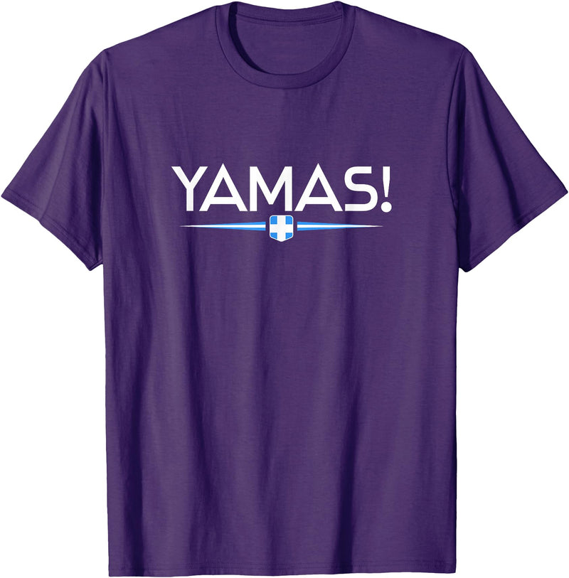 Greek culture designs Yamas - Greece T-Shirt - Purple