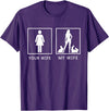 Your Wife My Wife Bunny Rabbit T-Shirt in Purple