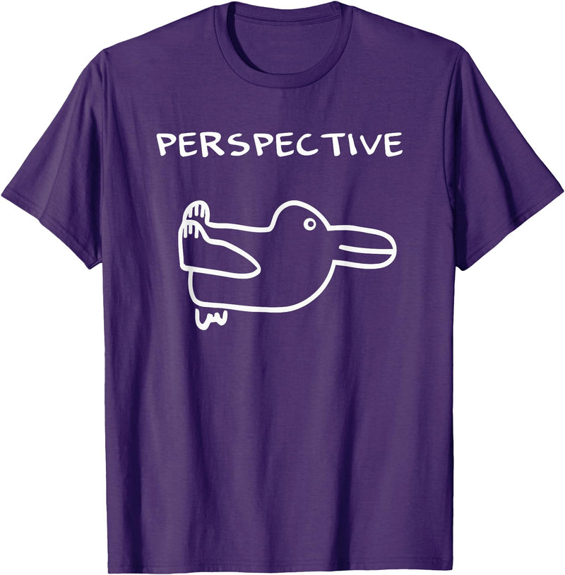 Wittgenstein Rabbit Duck - Philosopher T-Shirt in Purple