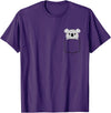 Pocket Koala Shirts Pocket Koala Bear T-Shirt - Purple