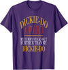 Dickie-Do Award My Tummy Sticks Out Further Than Quote T-Shirt - Purple