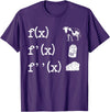 Cute Math Gifts Calculus Nerd Accessories & Stuff Funny Math Teacher Art For Men Women Cow Milk Cheese Formula T-Shirt -