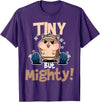Weightlifting Hamster Tiny but Mighty! T-Shirt - Purple