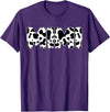 Family Matching Gifts Cow Mimi Cow Print Cow Pattern Mother's Day T-Shirt - Purple