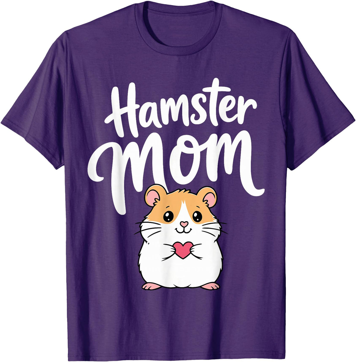 Hamster Mom Keeper Woman Girl Hamster T-Shirt - Purple