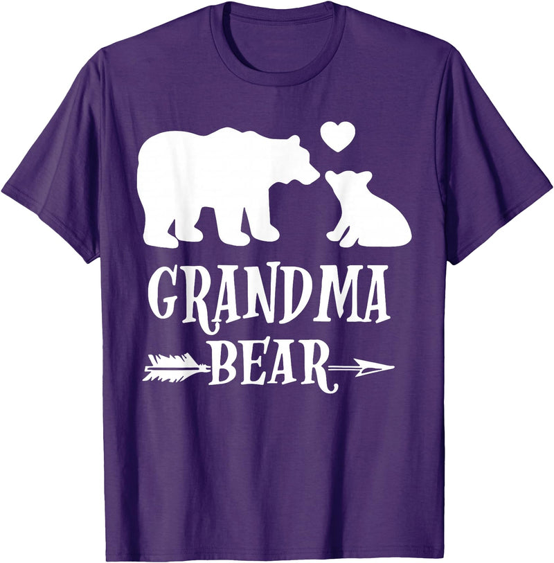 Grandma Bear Shirt, Bear Family Shirt, Grandmother Shirt T-Shirt - Purple