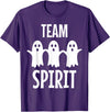 Ghost Halloween Gifts - Team Spirit Funny Ghost Pun - Team Spirit T-Shirt - Purple