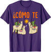 Nerd Ninja Llama Como Te LLamas Spanish Teacher Llama Gift T-Shirt for Men Women Girls Kids - Purple