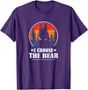 MeToo Angry Radical Feminist Gift Shirts & Hoodies Womens Retro Vintage This Is Why I Choose The Bear T-Shirt - Purple