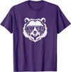 gigi Bear Family Apparel Gigi Bear Face with Sunglasses T-Shirt - Purple